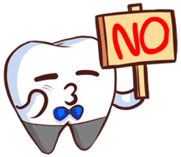 Mr.Bright 2 (molar tooth) sticker #6659393