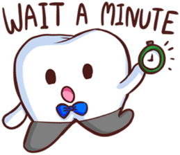 Mr.Bright 2 (molar tooth) sticker #6659396