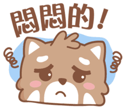 Raccoon w.c (Daily languages) sticker #6659886