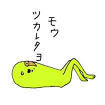 colorful budgerigar man sticker #6659940