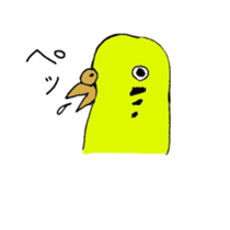 colorful budgerigar man sticker #6659955