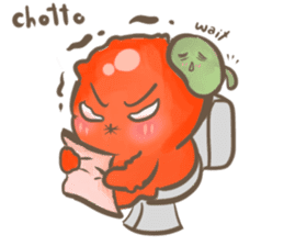 octodog teacher jp-en sticker #6660390