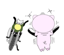 Pig's going become a naughty boy sticker #6660456