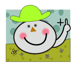 HAPPY # gray than the rabbit sticker #6660933