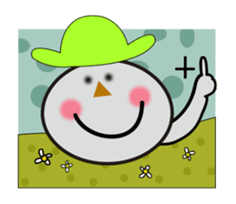 HAPPY # gray than the rabbit sticker #6660933