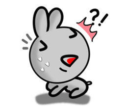 HAPPY # gray than the rabbit sticker #6660936
