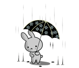 HAPPY # gray than the rabbit sticker #6660946