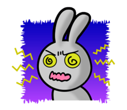 HAPPY # gray than the rabbit sticker #6660954