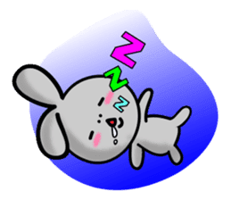 HAPPY # gray than the rabbit sticker #6660967