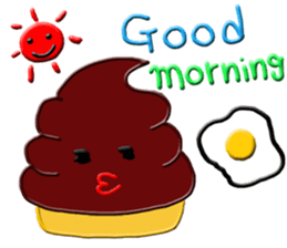 Various changes of Chocolate Soft Cream. sticker #6661667