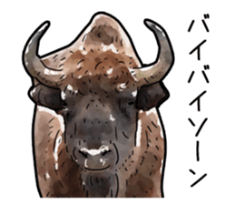 Watercolor cattle sticker sticker #6661927