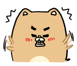 A dog with thick eyebrows(English) sticker #6662016