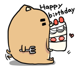 A dog with thick eyebrows(English) sticker #6662044