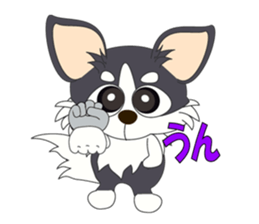 Sign language of a small dog sticker #6662137