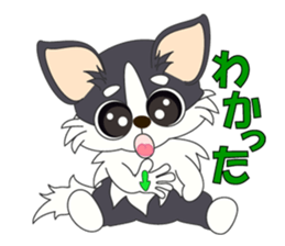 Sign language of a small dog sticker #6662138