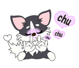 Sign language of a small dog sticker #6662149