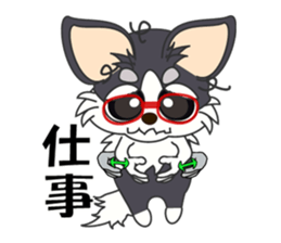 Sign language of a small dog sticker #6662156