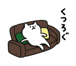 Cat Resting sticker #6662228