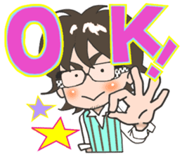 Prof. Kenji OKUDA - a Behavior Analyst sticker #6662248