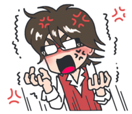 Prof. Kenji OKUDA - a Behavior Analyst sticker #6662273
