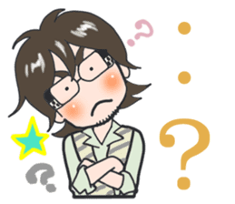 Prof. Kenji OKUDA - a Behavior Analyst sticker #6662275