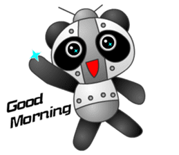 Mechanic Panda Robot (Digging) sticker #6662488