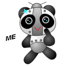 Mechanic Panda Robot (Digging) sticker #6662494