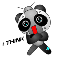 Mechanic Panda Robot (Digging) sticker #6662500