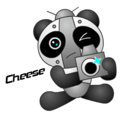 Mechanic Panda Robot (Digging) sticker #6662504