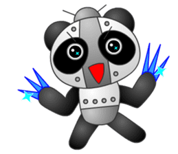 Mechanic Panda Robot (Digging) sticker #6662510
