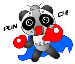 Mechanic Panda Robot (Digging) sticker #6662522