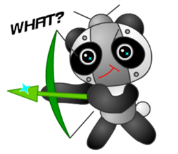 Mechanic Panda Robot (Digging) sticker #6662524