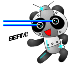 Mechanic Panda Robot (Digging) sticker #6662526