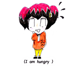 Red hair girl. FUN! FUN! sticker #6662577