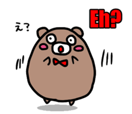 A cat and bear (Indonesian) sticker #6662748