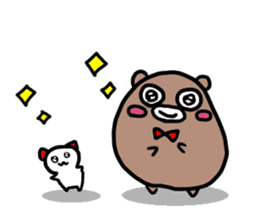A cat and bear (Indonesian) sticker #6662760