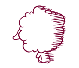 in the case of a sheep sticker #6662939