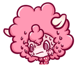 in the case of a sheep sticker #6662964