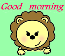 Lion and friens2 sticker #6663348