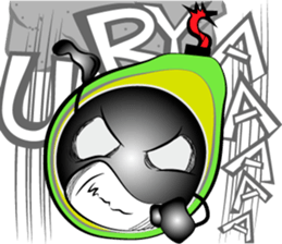 Scream of avocado sticker #6663491