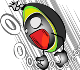 Scream of avocado sticker #6663493
