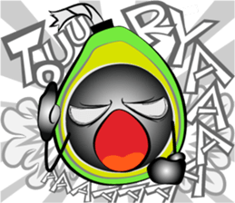 Scream of avocado sticker #6663497
