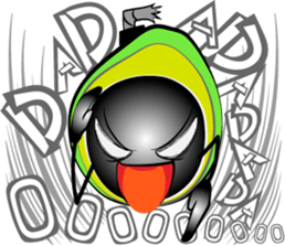 Scream of avocado sticker #6663498
