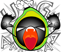 Scream of avocado sticker #6663499
