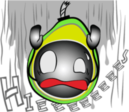 Scream of avocado sticker #6663501