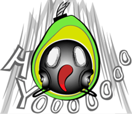 Scream of avocado sticker #6663502