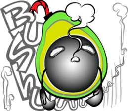 Scream of avocado sticker #6663503