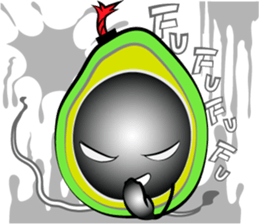 Scream of avocado sticker #6663506