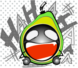 Scream of avocado sticker #6663511