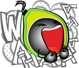 Scream of avocado sticker #6663513